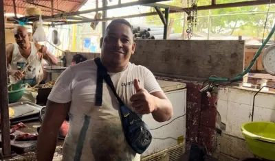 El comerciante Carlos Rada.