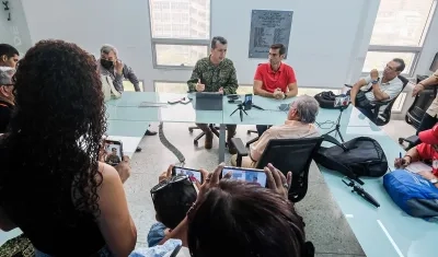 Reunión previa a cumbre de seguridad.