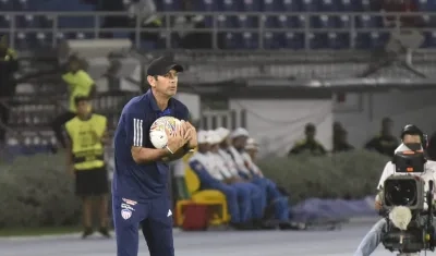 Arturo Reyes, DT de Junior.