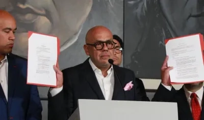 El presidente del Parlamento de Venezuela, Jorge Rodríguez.