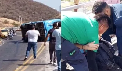 El accidente tuvo lugar en la vía Ziruma.