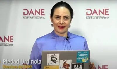 Piedad Urdinola, directora del Dane.