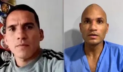 Ronald Ojeda y Ányelo Heredia, militares opositores al gobierno de Maduro.