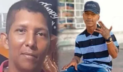 Jorge Armando Molinares Malvido y el presunto sicario Wilson Alfonso Luna Pérez. 