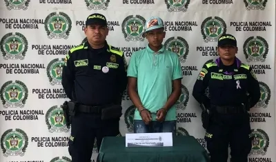 Deison Sierra Baldovino, capturado. 