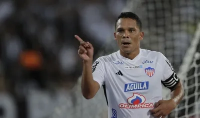 Carlos Bacca, delantero y capitán del Junior. 