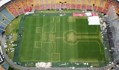Cancha del estadio Nemesio Camacho El Campín.