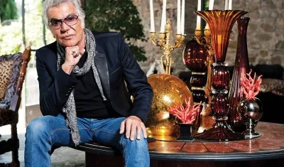 El diseñador Roberto Cavalli.