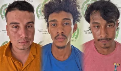 Los capturados fueron identificados como Carlos Andrés Góez, Eduar Andrés Góez Rodríguez  y Duvier Antonio Morales. 