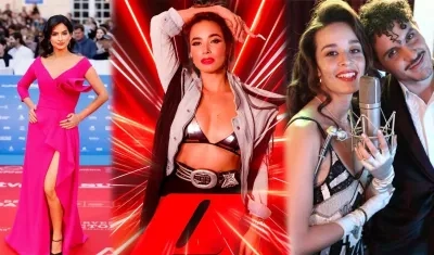 Diana Hoyos, Májida Issa y Monsieur Periné.