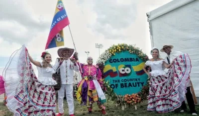 Colombianos presentes en el Festival de Jazz de Nueva Orleans.
