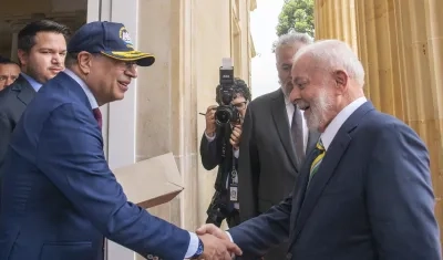 El Presidente Gustavo Petro y Luiz Inácio Lula da Silva.