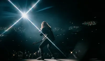 Maná se presentó la noche de este miércoles en Bogotá.