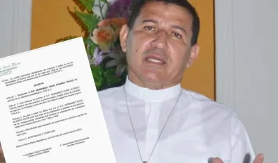 El sacerdote Hernando Fagid Álvarez Yacub, conocido como el 'padre Fajid'