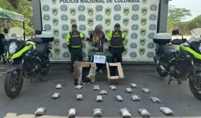 El bus donde iban los cartuchos cubría la ruta Bogotá - Santa Marta.