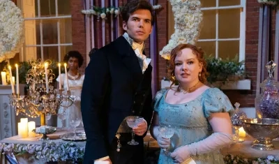 Colin Bridgerton y Penélope Featherington.