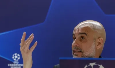 Pep Guardiola, entrenador del Manchester City. 