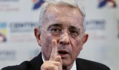 El expresidente Álvaro Uribe Vélez.