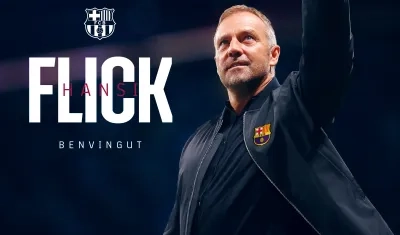 El anuncio oficial del fichaje de Hansi Flick por el Barcelona.
