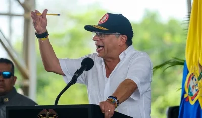 El Presidente de la República, Gustavo Petro.