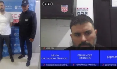 Allan Scalzo en audiencia de imputación de cargos. 