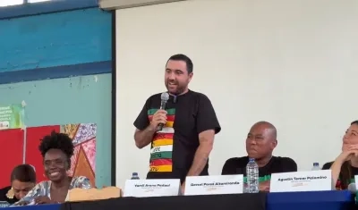 El gobernador Yamil Arana y el representante a la Cámara Gersel Pérez