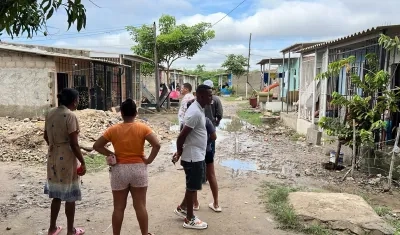 El barrio Don Bosco fue uno de los perjudicados en Soledad. 