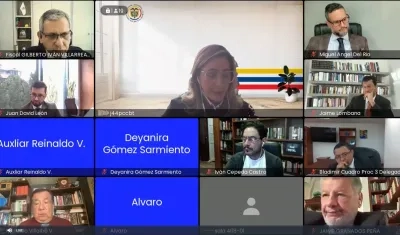 Audiencia de Álvaro Uribe.