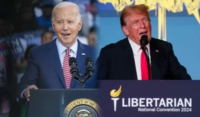 El Presidente de Estados Unidos, Joe Biden, y Donald Trump.