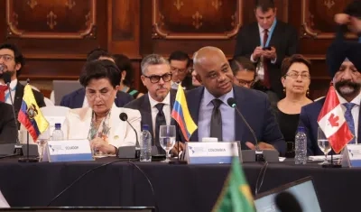 El Canciller encargado Luis Gilberto Murillo.