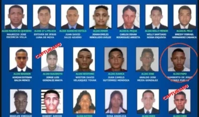 Humberto Gómez Puello, alias 'Papo', aparecía en el cártel de los más buscados. 