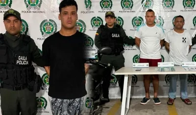 Tres capturados por extorsión en Barranquilla