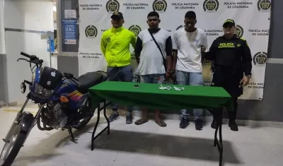 Fueron capturados en el barrio Ciudadela 20 de Julio.