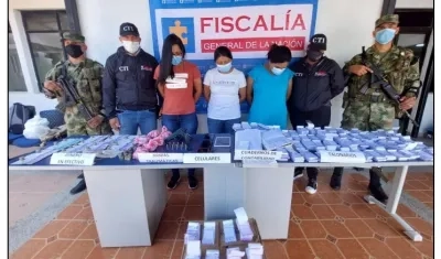Varios de los capturados tras los operativos. 