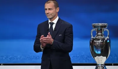 El presidente de la UEFA, Aleksander Ceferin.