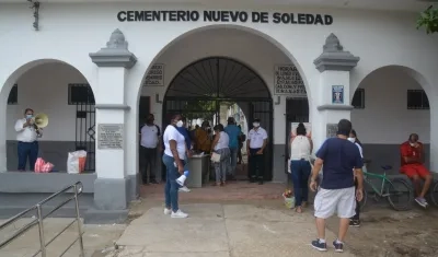 Imagen referencial del Cementerio nuevo de Soledad.