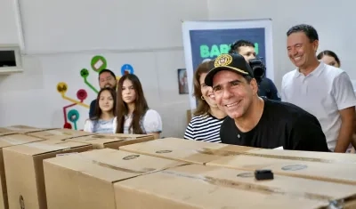 El Alcalde de Barranquilla, Alex Char.