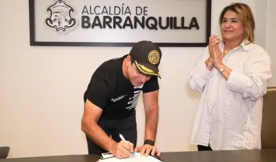 El Alcalde de Barranquilla, Alex Char.