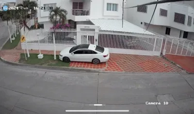 La casa donde ocurrió el robo.