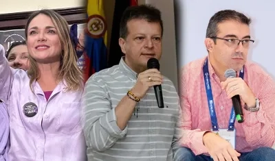 Carolina Arbeláez, Jairo Cristo y Carlos Jiménez.