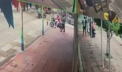 Momento en que ocurrió el crimen del dueño de estadero. 