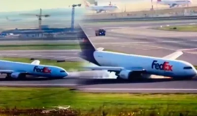 El avión aterrizó de emergencia en Turquía. 