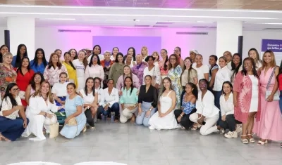 Mujeres que estuvieron presentes en el encuentro de empoderamiento político. 