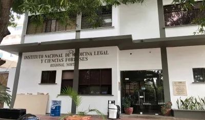 Fachada de Medicina Legal de en Barranquilla.