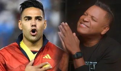 Falcao y Omar Geles.