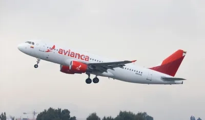 Avión de Avianca. 