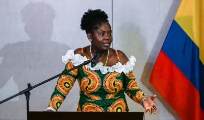 Francia Márquez, Vicepresidenta de Colombia. 