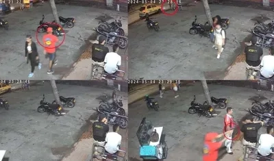 Secuencia del ataque armado.