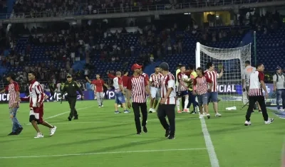 Invasión a la cancha. 