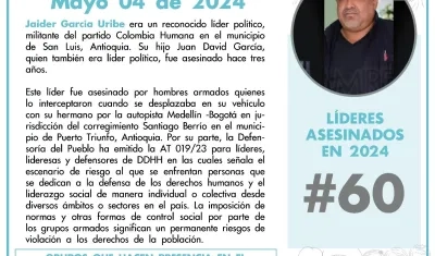 Jaider García Uribe.